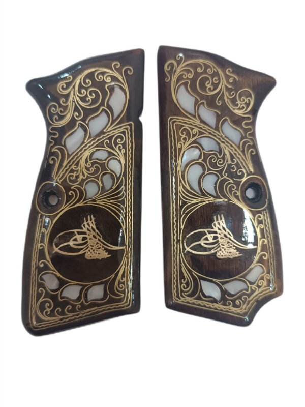 Browning HP 14 lü Halkalı işlemeli KABZE