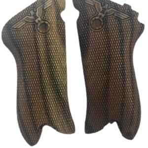 Luger P08 Makaralı parabellum ahşap KABZE