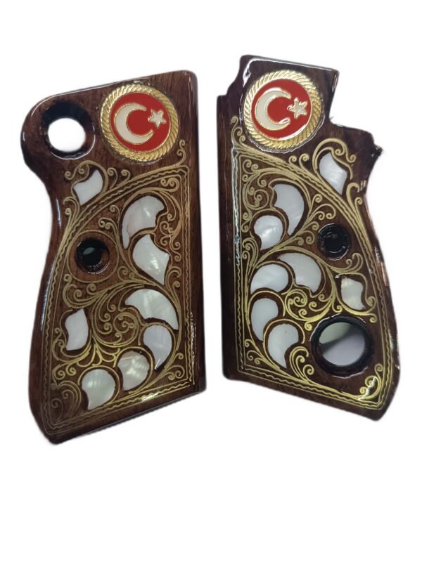 Tek Düğmeli Beretta Mod 71 işlemeli KABZE