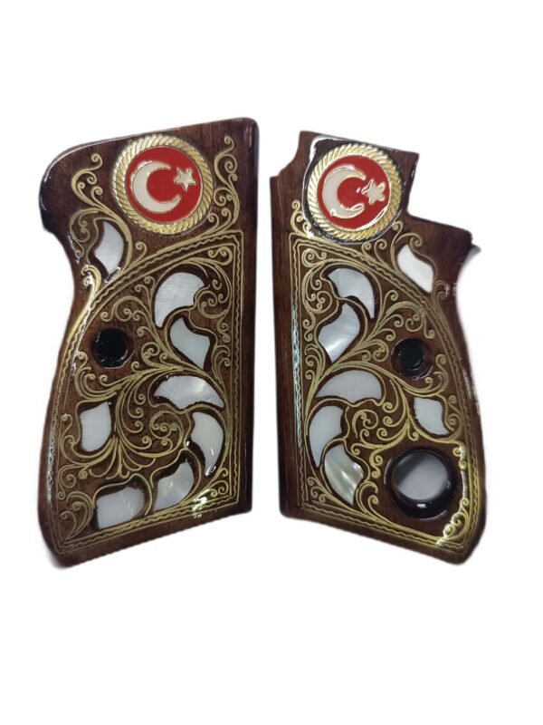 Tek Düğmeli Beretta Mod 70 işlemeli KABZE