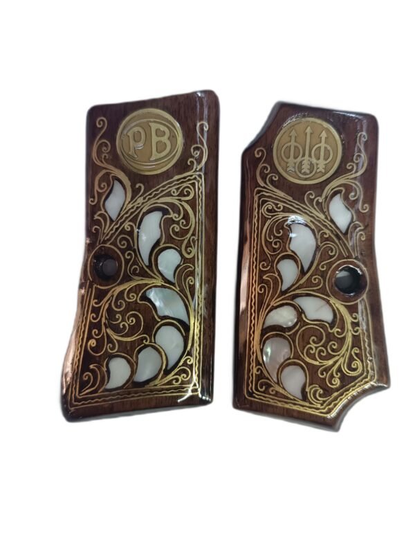 Beretta mod 51 işlemeli tabanca KABZESi
