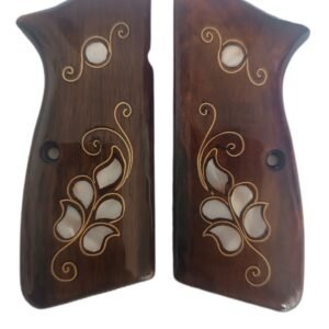 Browning HP 14 lü işlemeli tabanca KABZESi
