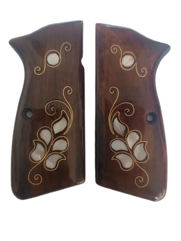 Browning HP 14 lü işlemeli tabanca KABZESi