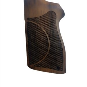 Smith wesson 6906 ahşap tabanca kabzesi