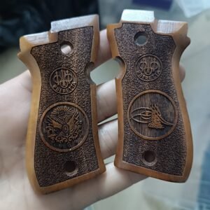 Beretta F 84 Fatih 13 ahşap lazer işlemeli taba